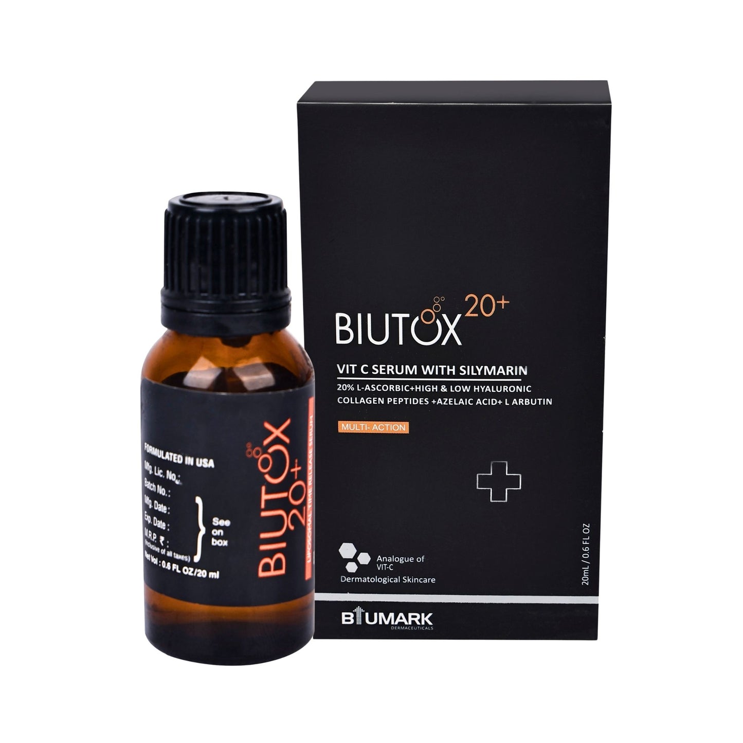 Biutox 20+ Vitamin C Serum For Sensitive and Oil Prone Skin