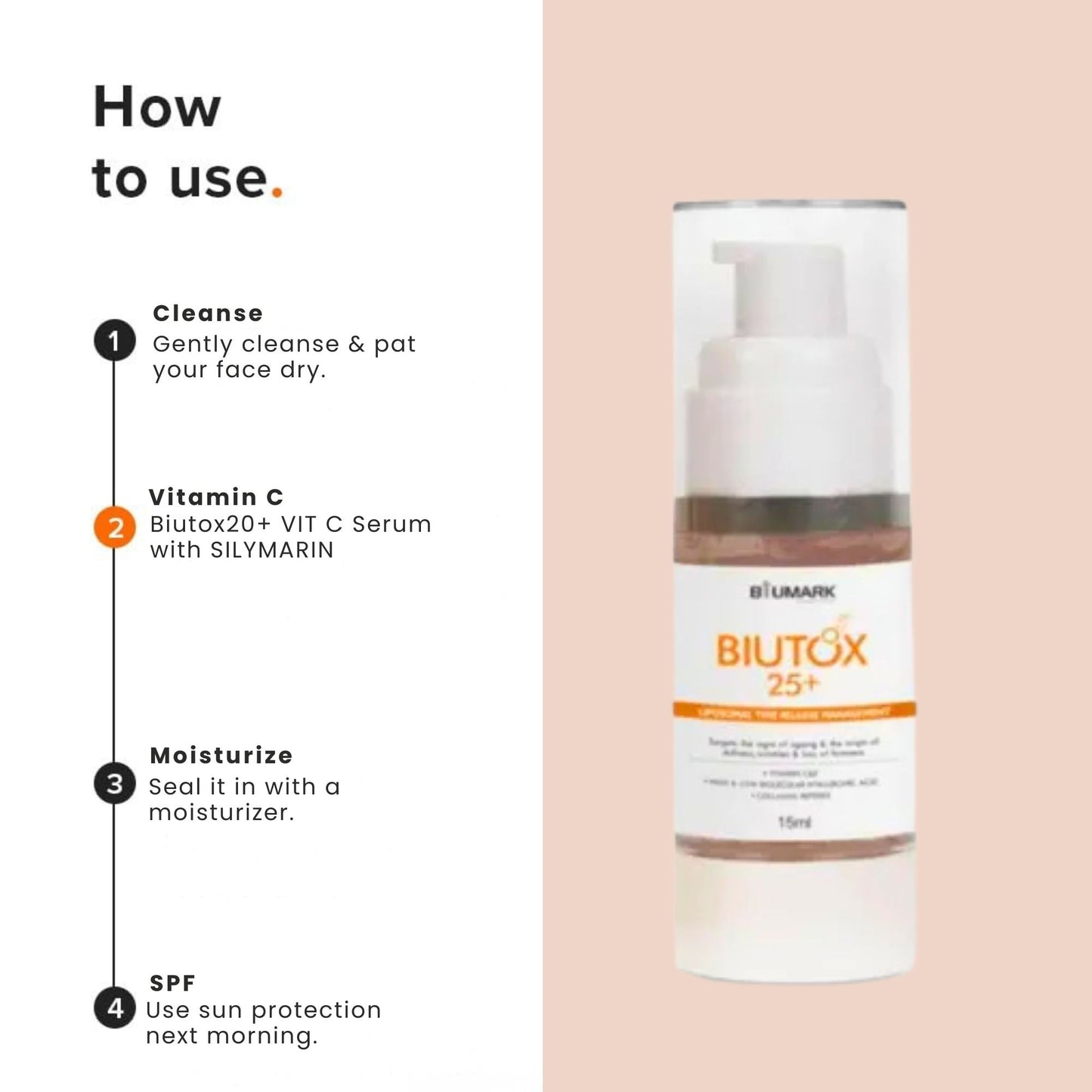 Biutox 25+ Vitamin C Serum