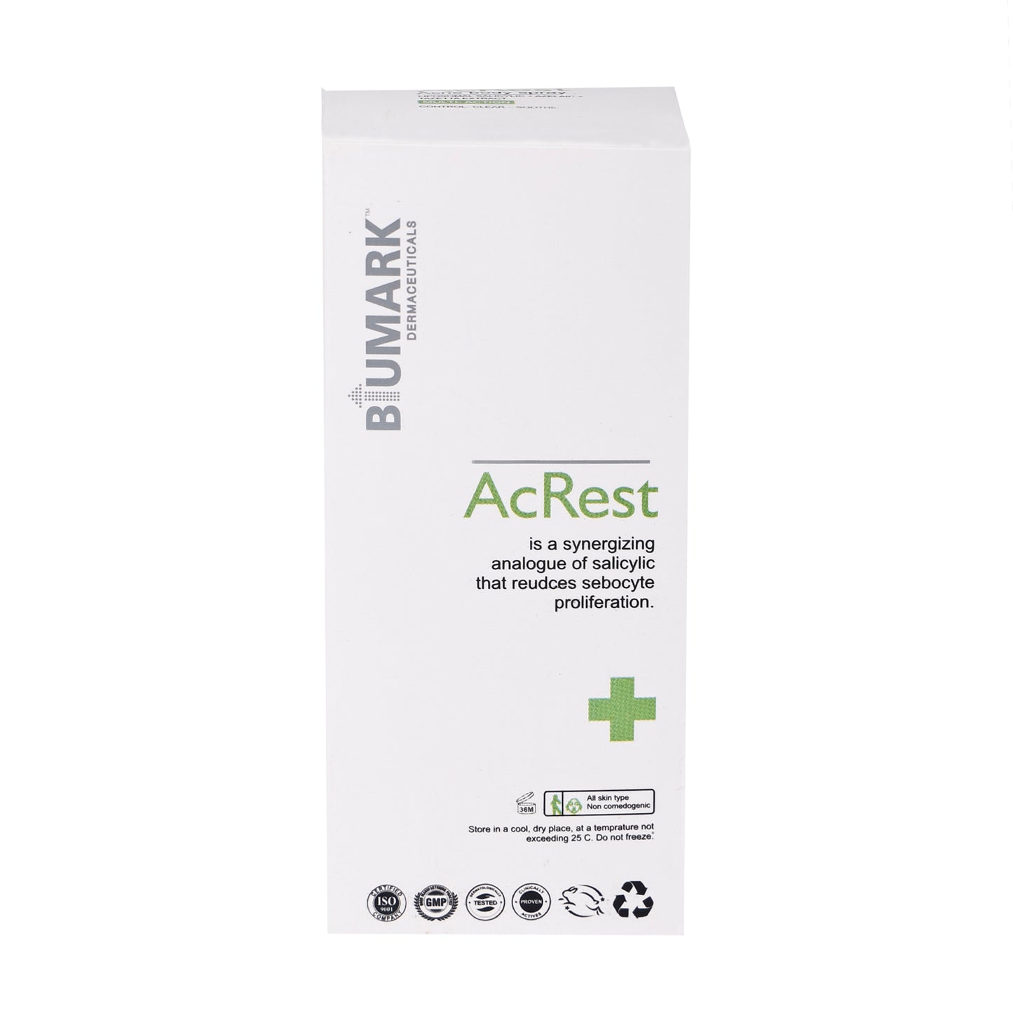Acrest Acne Body Spray Treats Breakouts Loosen Blackheads & Comforting Irritation