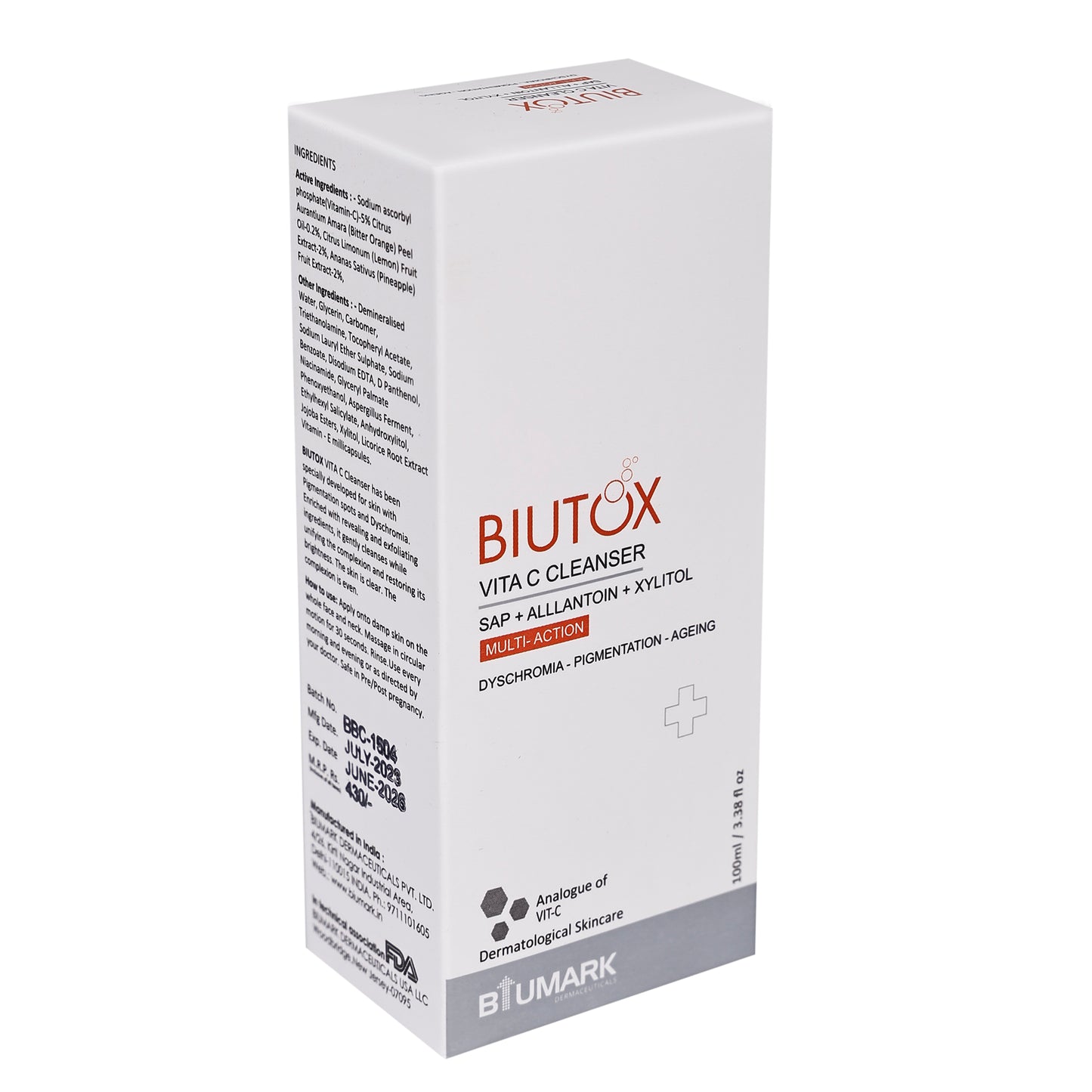 Biutox 20+ Vitamin C Serum with Silymarin