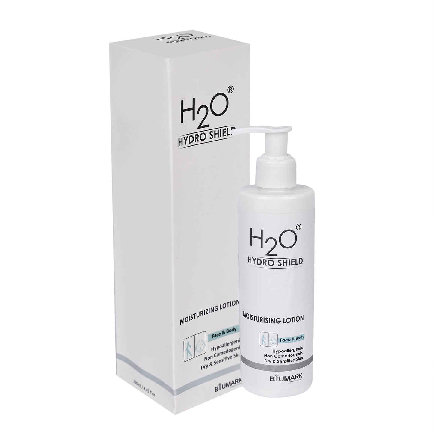 H2O Hydro Shield Moisturising Lotion Face & Body Care 250ml