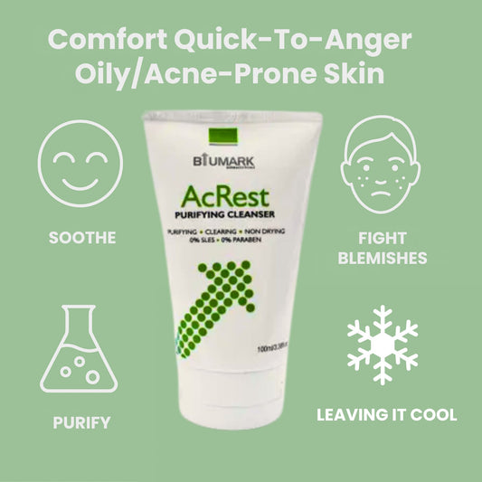 100ml Acrest Acne Face Cleanser for Clear, Healthy Skin