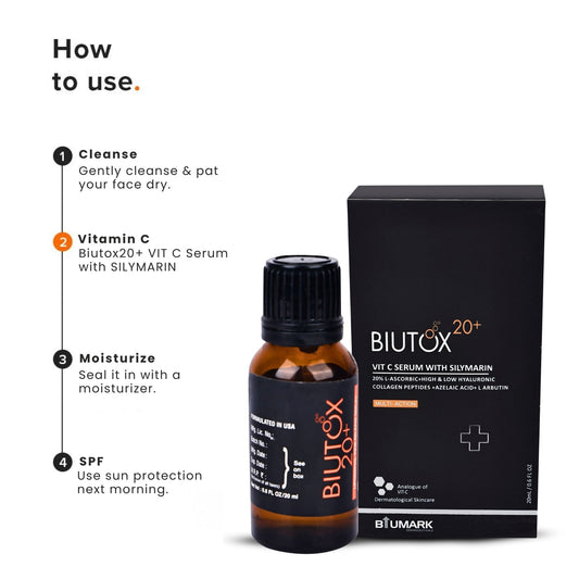 Biutox 20+ Vitamin C Serum For Sensitive and Oil Prone Skin