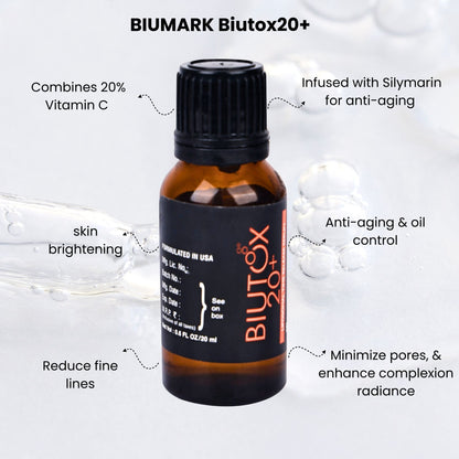 Biutox 20+ Vitamin C Serum For Sensitive and Oil Prone Skin