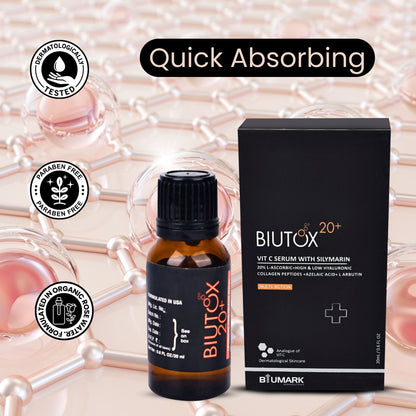 Biutox 20+ Vitamin C Serum For Sensitive and Oil Prone Skin