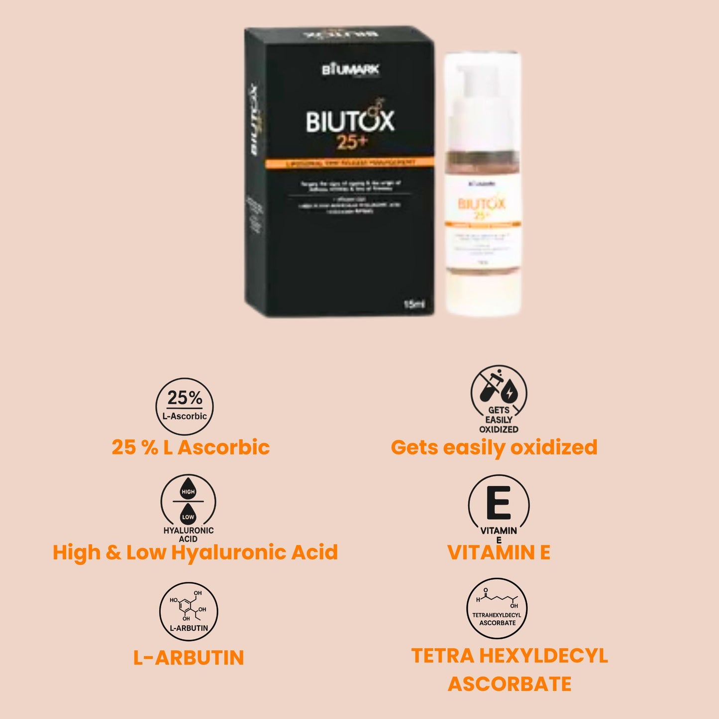 Biutox 25+ Vitamin C Serum