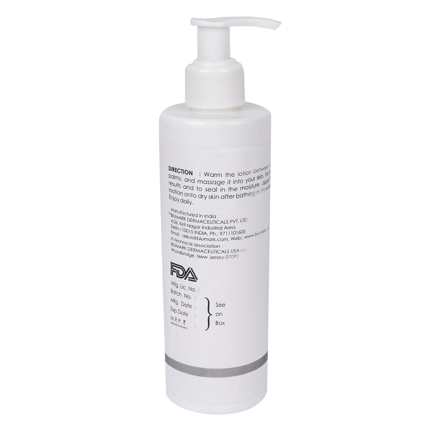 H2O Hydro Shield Moisturising Lotion Face & Body Care 250ml