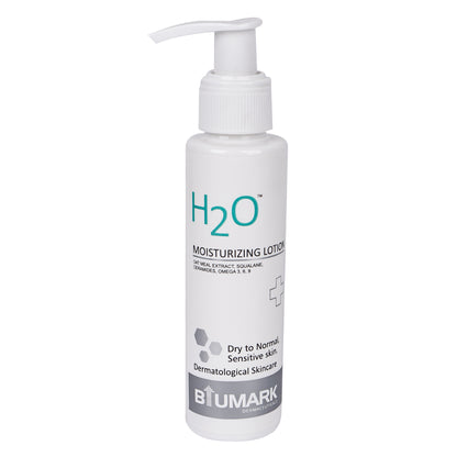 H2O Multi-Action Moisturizing Lotion Oatmeal Extract, Squalane, Ceramides & Omega 3-6-9 for Dry to Normal Sensitive Skin – 100ml